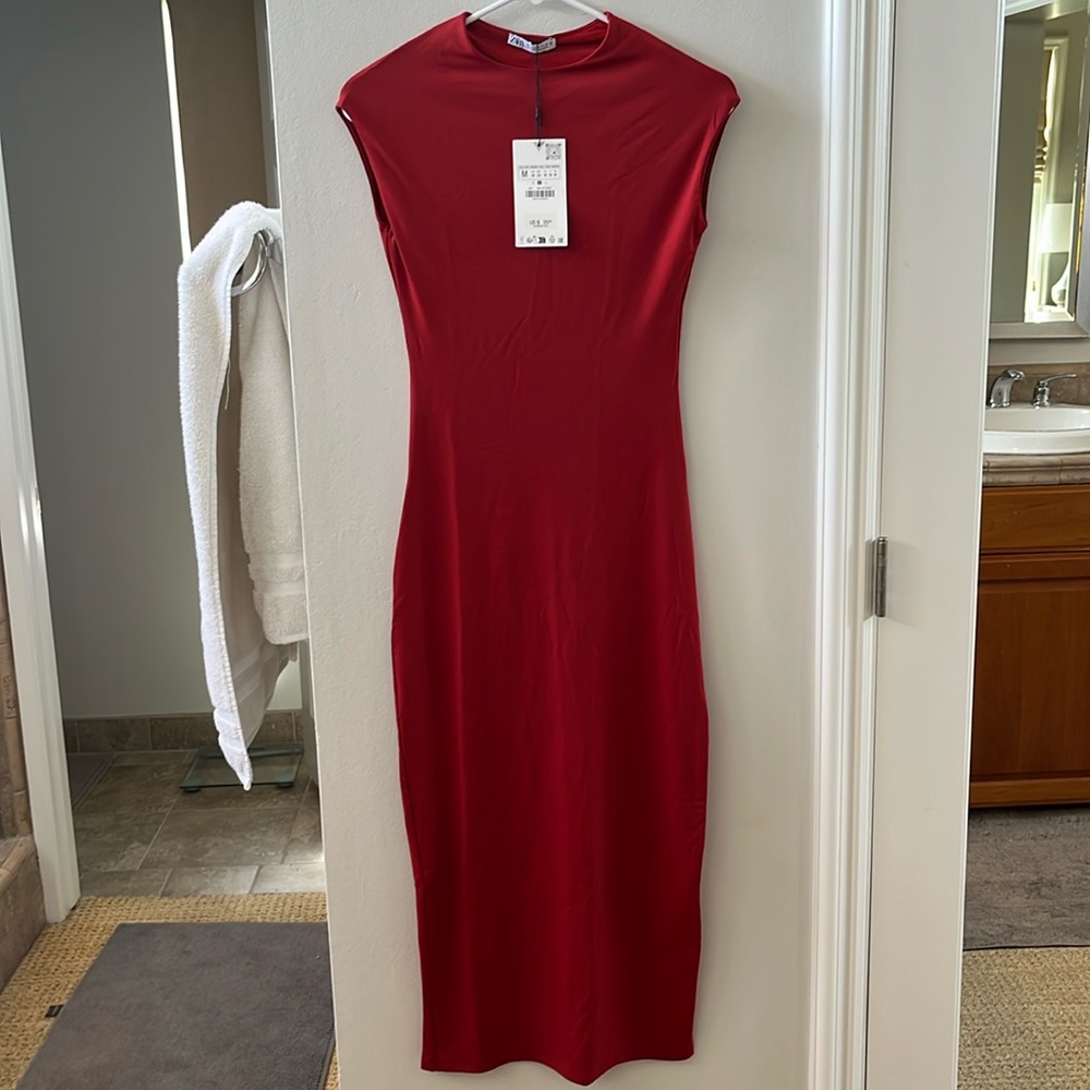 NWT red Zara dress